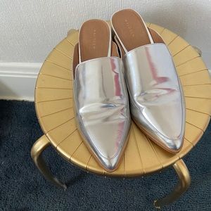 Halogen Silver Mule Slip On